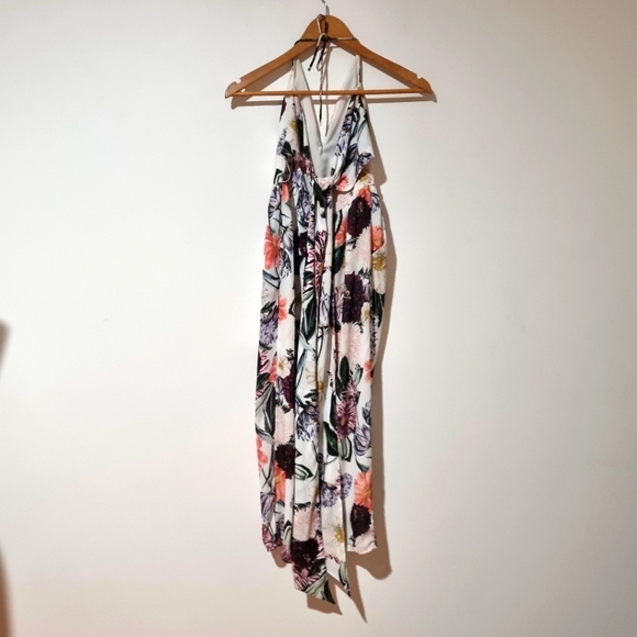 Sheike Size 6 White Floral Cocktail Party Dress - Picture 6 of 6